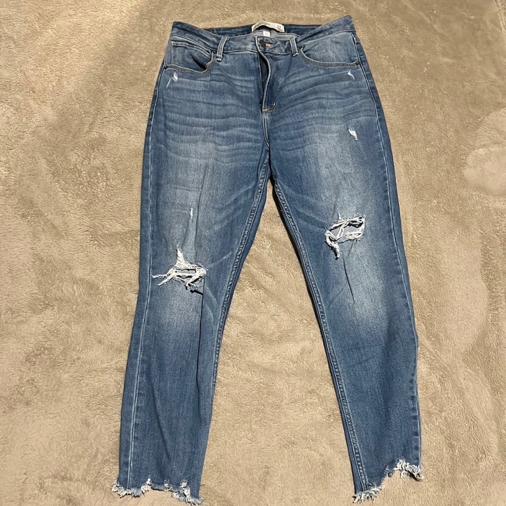 Abercrombie Curve Love Ankle Jean High Rise